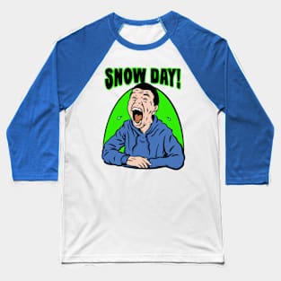 Snow Day Baseball T-Shirt